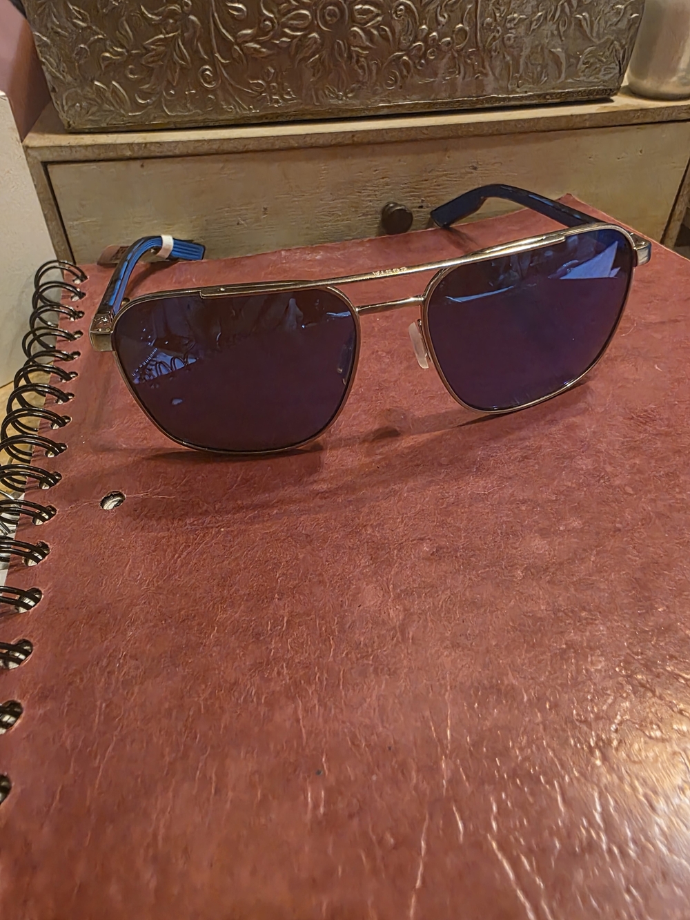 Costa Wader Sunglasses with Blue Temples